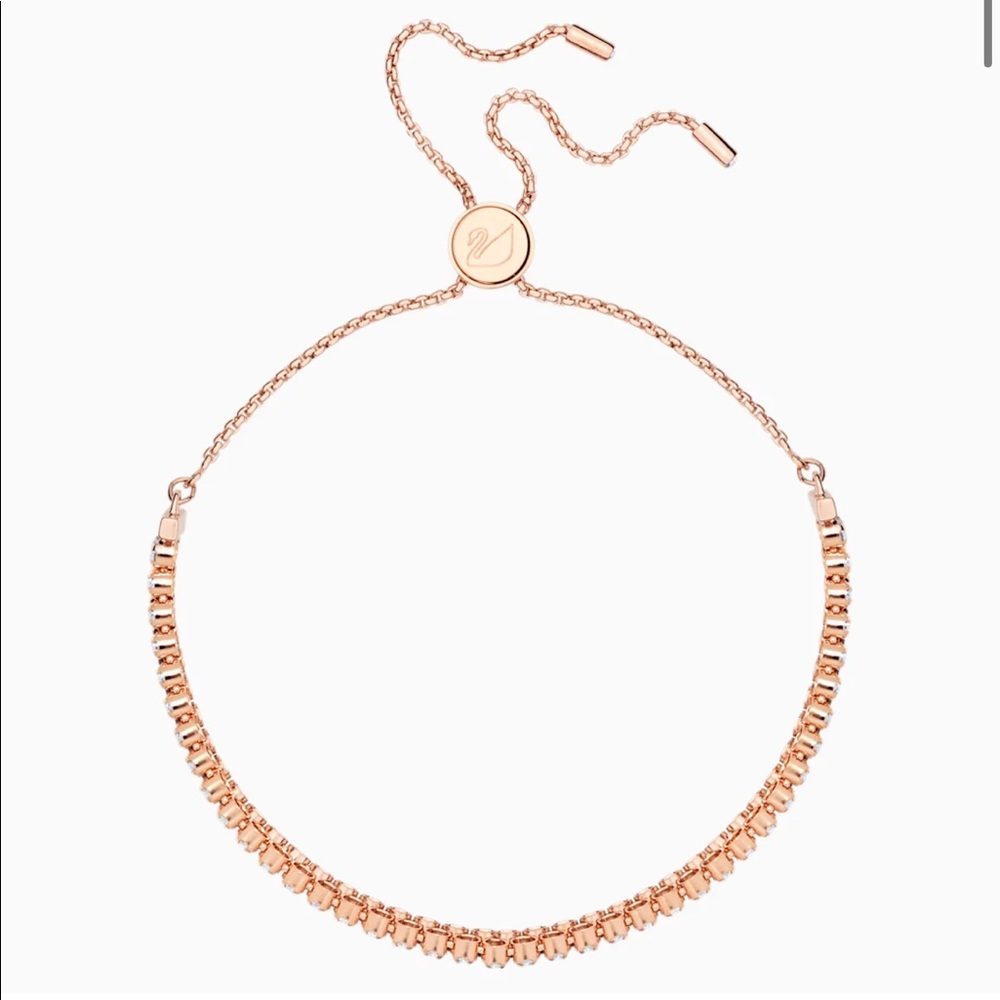 Swarovski SUBTLE BRACELET ROSE-GOLD TONE PLATED